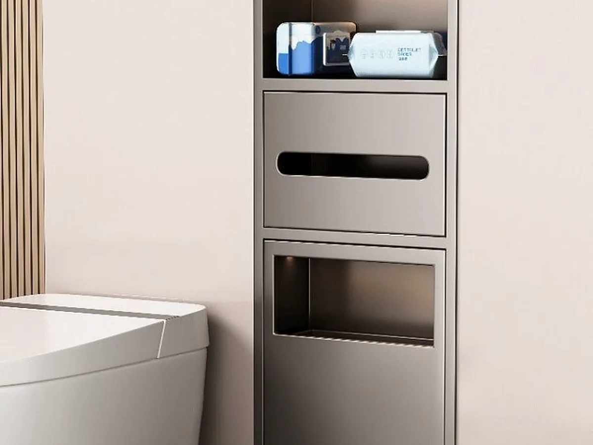 Recessed Trash Bin Niches