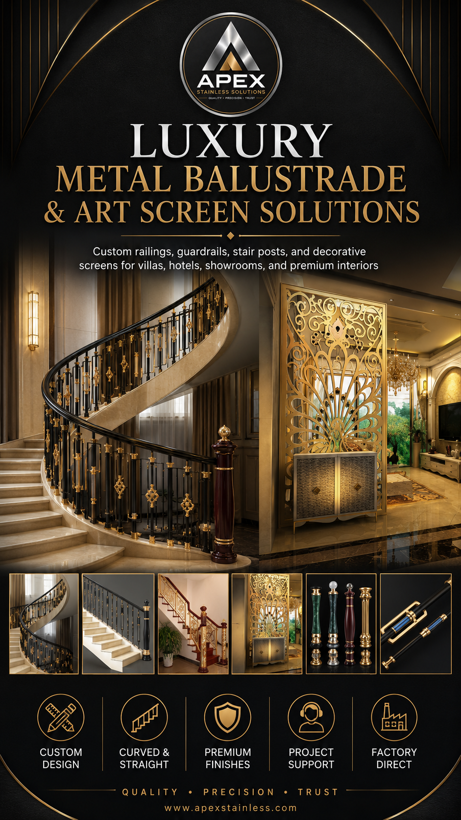 Luxury Metal Stair & Balustrade System