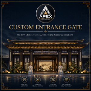 Custom Architectural Entrance Gate